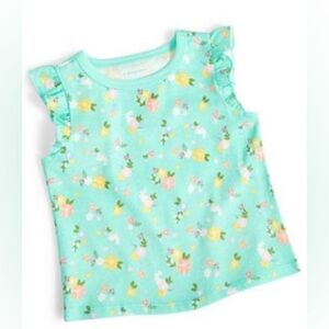 NWT First Impressions Mint Green Floral Tee SZ 24 Months